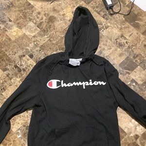 Black vintage champion hoodie